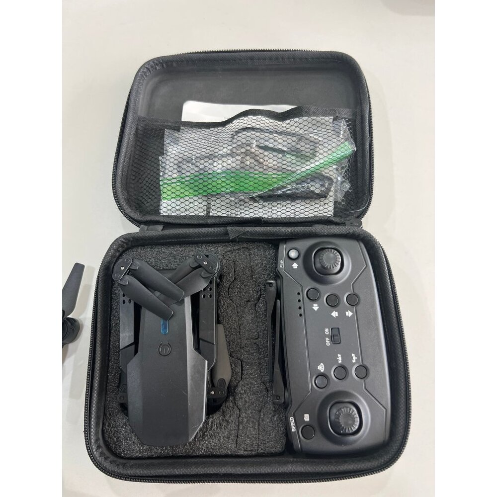 Compact Foldable Kids Drone with Remote Control - Black